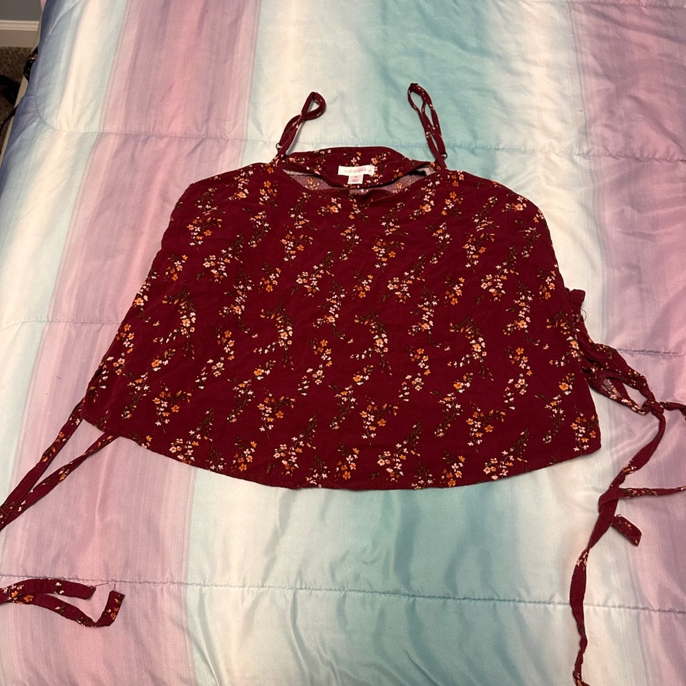 Spaghetti Strap Crop Top